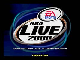 NBA Live 2000 Title Screen